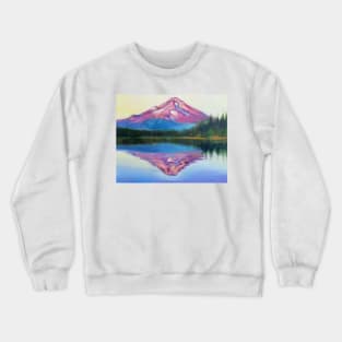 Mount Hood Trillium Lake Crewneck Sweatshirt